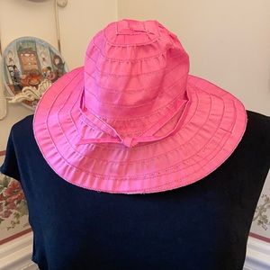 San Diego Hat Company pink girls floppy sun hat